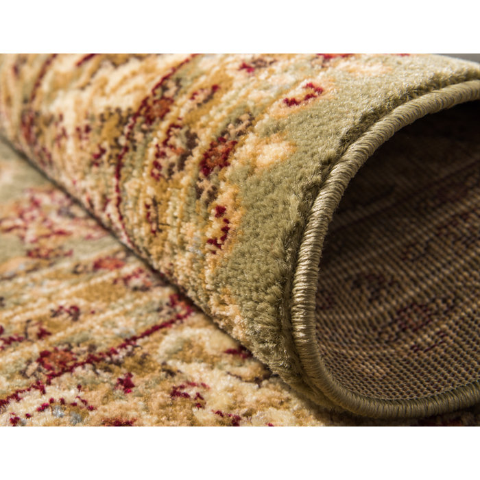 Astoria Grand Niles Performance Light Green Rug & Reviews Wayfair